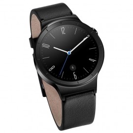 HUAWEI Watch (Black Stainless Steel with Black Leather Strap)